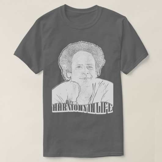 Op zoek naar harmonie in het leven Garfunkel 60s 7 T-shirt (Design voorkant)
