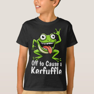 Op zoek naar herrie Grappige Meme Kikker Ondeugd T-shirt