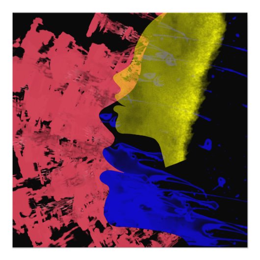 Op zoek naar het echte zelf foto afdruk (Voorkant)