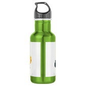 Op zoek naar het ideale kerstcadeau Gedrukt 18 oz Waterfles (Achterkant)