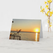 Op zoek naar het Sunset wenskaart Kaart (Gele Bloem)