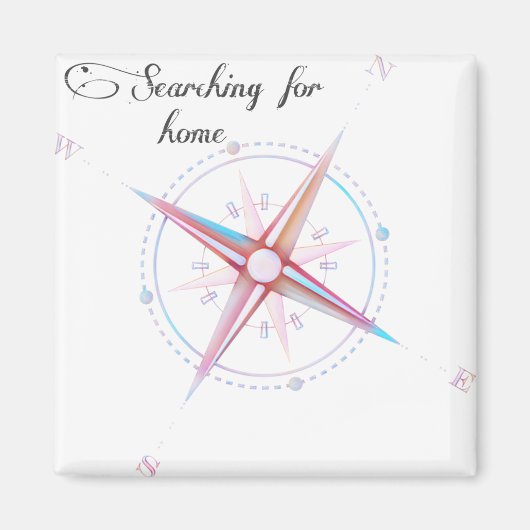 Op zoek naar Home Compass Magneet (Voorkant)