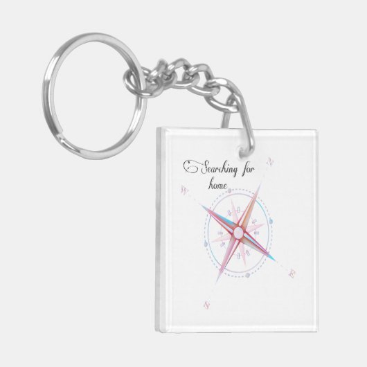 Op zoek naar Home Compass Sleutelhanger (Voorkant Links)