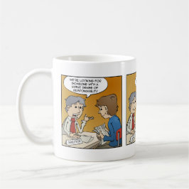 Op zoek naar iemand met veel verantwoordelijkheid koffiemok