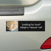 Op zoek naar liefde?Neem een Bumpersticker van de  (Op auto)