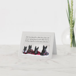 Op zoek naar liefde notitiekaartje