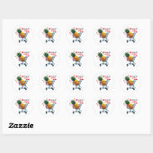 Op zoek naar liefde - Pineapple Dating Craze Ronde Sticker (Vel)