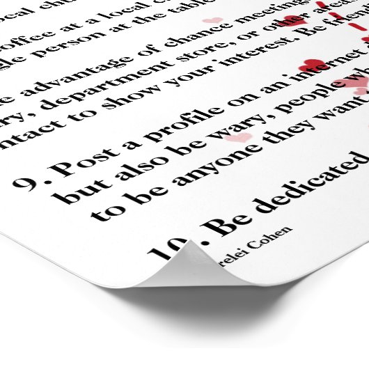 Op zoek naar liefde poster (Hoek)