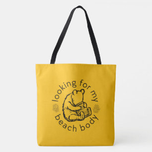 Op zoek naar mijn Beach Body met Winnie-the-Pooh Tote Bag