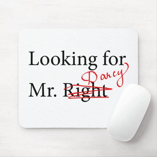 Op zoek naar Mr Darcy Muismat (Met muis)