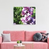 Op zoek naar Nector en Pollen Honey Bee en Lila Canvas Afdruk (Insitu (Woonkamer))