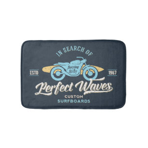 Op zoek naar perfecte golven Poster Badmat