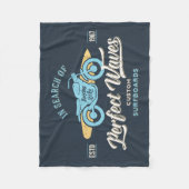 Op zoek naar perfecte golven Poster Fleece Deken (Voorkant)