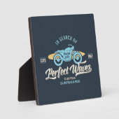 Op zoek naar perfecte golven Poster Fotoplaat (Voorkant)