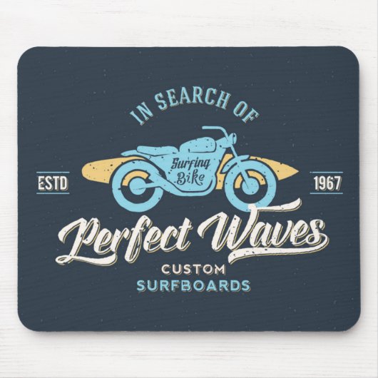 Op zoek naar perfecte golven Poster Muismat (Voorkant)