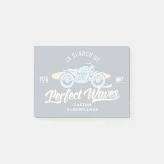 Op zoek naar perfecte golven Poster Post-it® Notes (Voorkant)