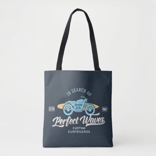 Op zoek naar perfecte golven Poster Tote Bag (Voorkant)