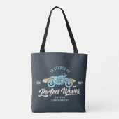 Op zoek naar perfecte golven Poster Tote Bag (Achterkant)