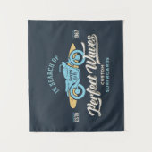 Op zoek naar perfecte golven Poster Wandkleed (Voorkant)
