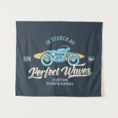 Op zoek naar perfecte golven Poster Wandkleed (Voorkant (horizontaal))