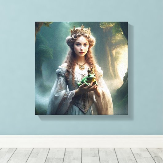 OP ZOEK NAAR PRINCE CHARMING CANVAS AFDRUK (Insitu (Houten vloer))