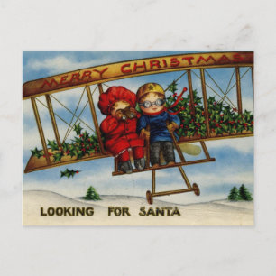 Op zoek naar Santa Merry Christmas  Briefkaart