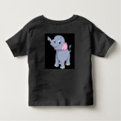 Op zoek naar Schattige Schattigee liefde olifant a Kinder Shirts (Achterkant)