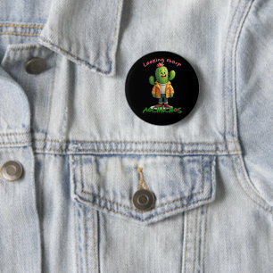 Op zoek naar scherpe mochachos, cactus liefhebber ronde button 5,7 cm