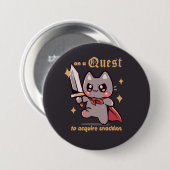 Op zoek naar snackies ronde button 7,6 cm (Voorkant /achterkant)