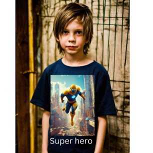 op zoek naar superheld-thema T-shirts voor kindere