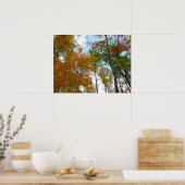 Op zoek naar valleien Ik kleurrijke Herfst Foliage Poster (Keuken)