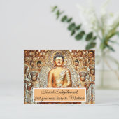 Op zoek naar verlichting briefkaart (Staand voorkant)