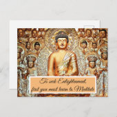 Op zoek naar verlichting briefkaart (Voorkant / Achterkant)