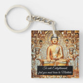 Op zoek naar verlichting sleutelhanger (Voorkant)