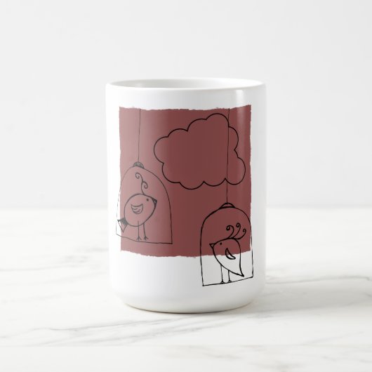 Op zoek naar vrijheid koffiemok (Center)