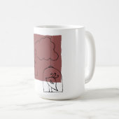 Op zoek naar vrijheid koffiemok (Voorkant rechts)