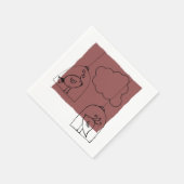 Op zoek naar vrijheid servetten (Hoek)