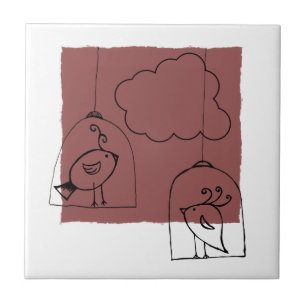 Op zoek naar vrijheid tegeltje