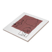 Op zoek naar vrijheid tegeltje (Zijkant)