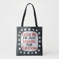 Op zoek naar wasberen Canvas tas