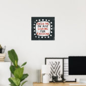 Op zoek naar wasberen Poster Wall Art (Thuiskantoor)