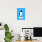 Op zoek naar wat liefde Puffin Poster (Thuiskantoor)