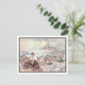 Op zoek naar waterbaby's van Warwick Goble Briefkaart (Staand voorkant)