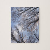 Op zoek naar winterochtendbomen legpuzzel (Verticaal)