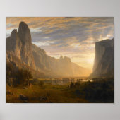 Op zoek naar Yosemite Valley | Albert Bierstadt Poster (Voorkant)