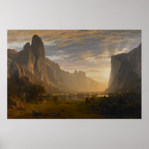 Op zoek naar Yosemite Valley, Californië Poster
