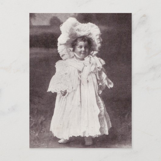 op zondag briefkaart (Voorkant)