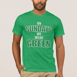 Op zondag dragen we groen Philadelphia Football Fa T-shirt