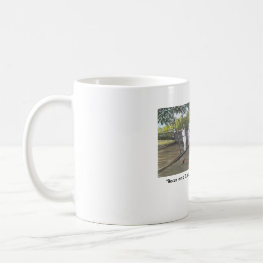 "Op zondag om 12.00 uur" Koffiemok (Links)