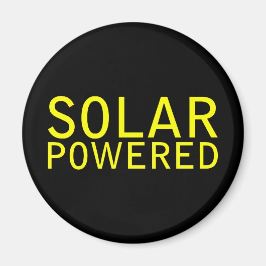 op zonne-energie magneet (Voorkant)